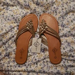 *CLEARANCE* Rosegold sandals